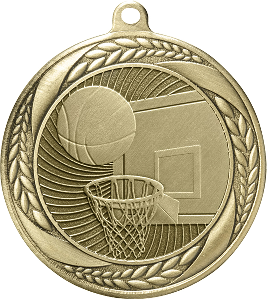 Basketball Laurel Wreath Medal