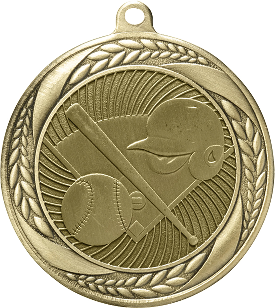 Baseball Laurel Wreath Medal
