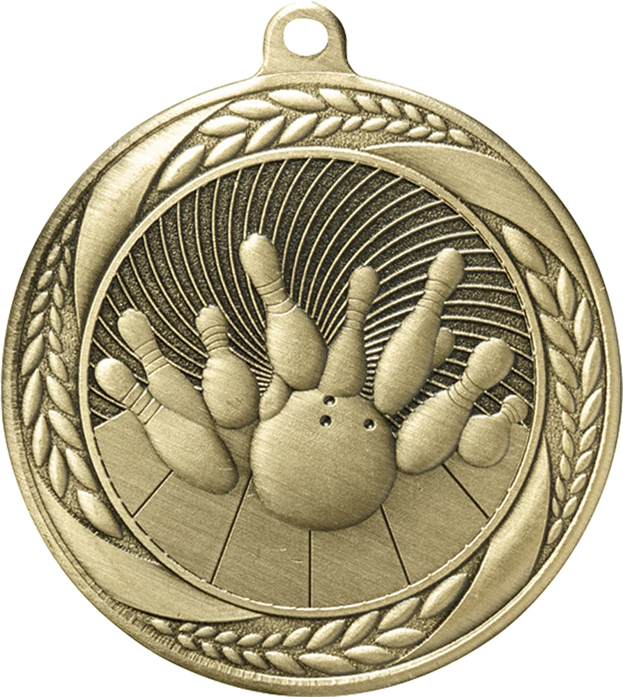 Bowling Laurel Wreath Medal