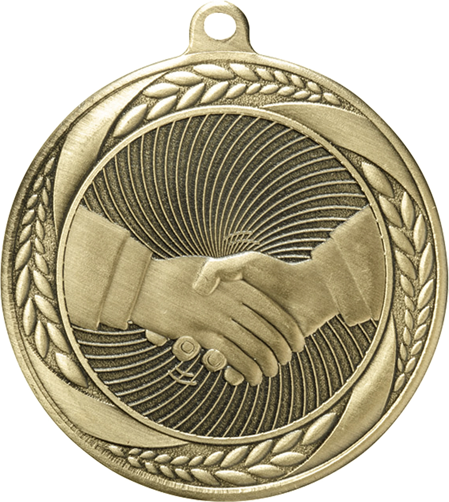 Handshake Laurel Wreath Medal