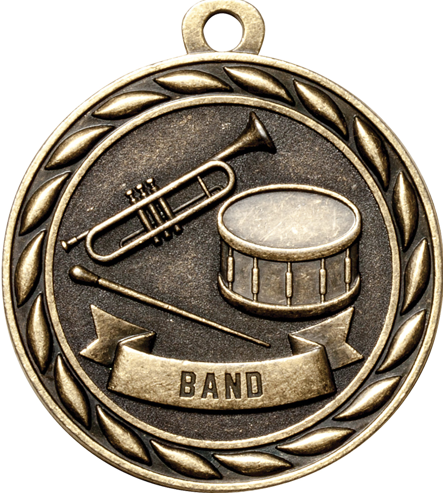 Band Scholastic Medal- Gold
