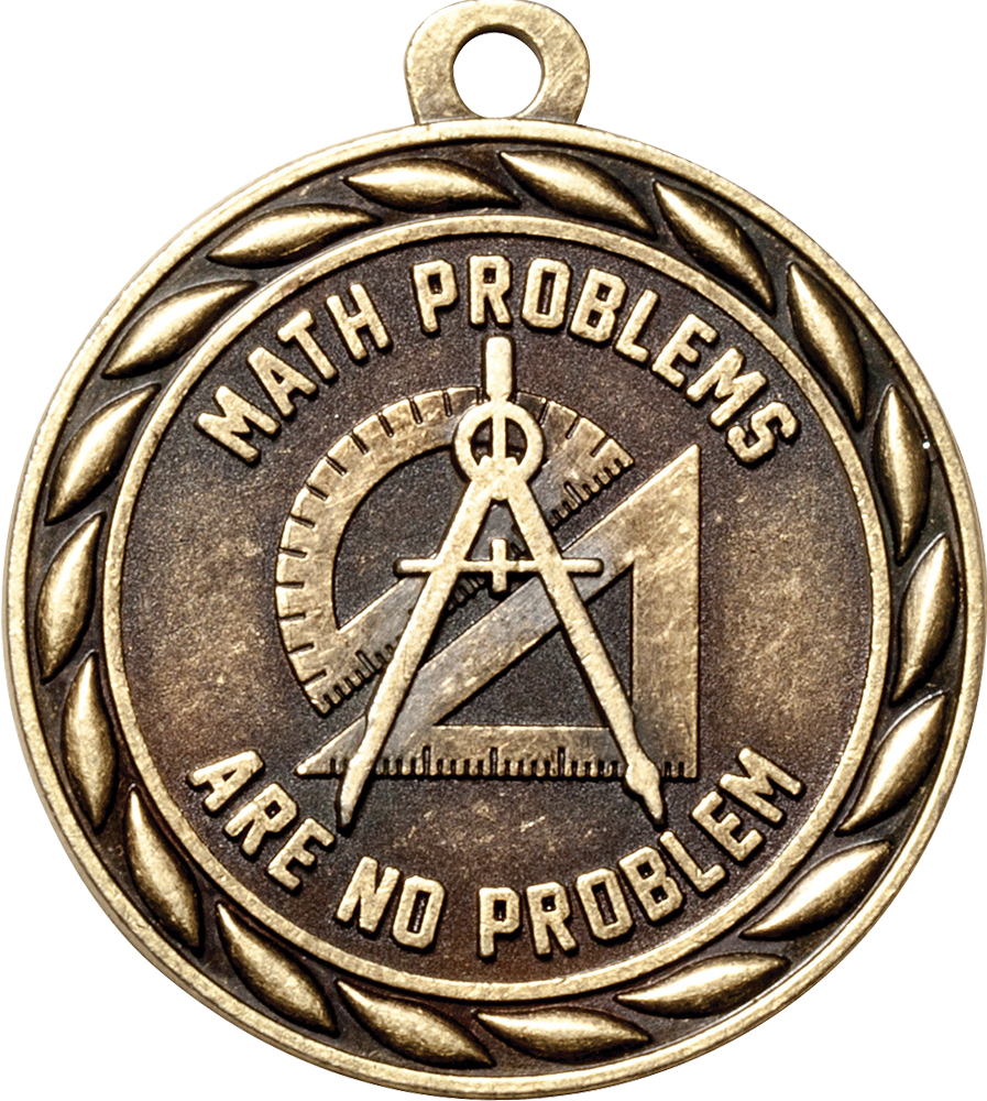 Math Problems Are No Problem Scholastic Medal- Gold