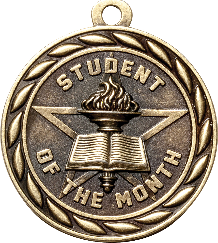 Student of The Month Scholastic Medal- Gold