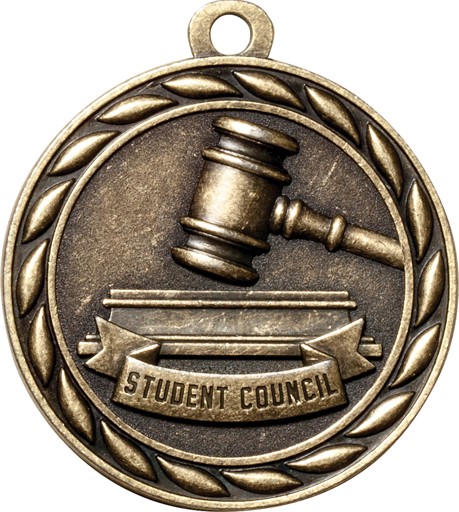 Student Council Scholastic Medal- Gold