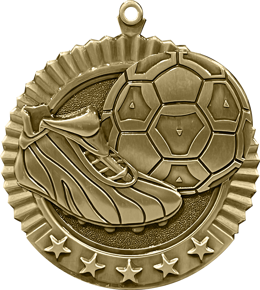 Soccer 5 Star Medal