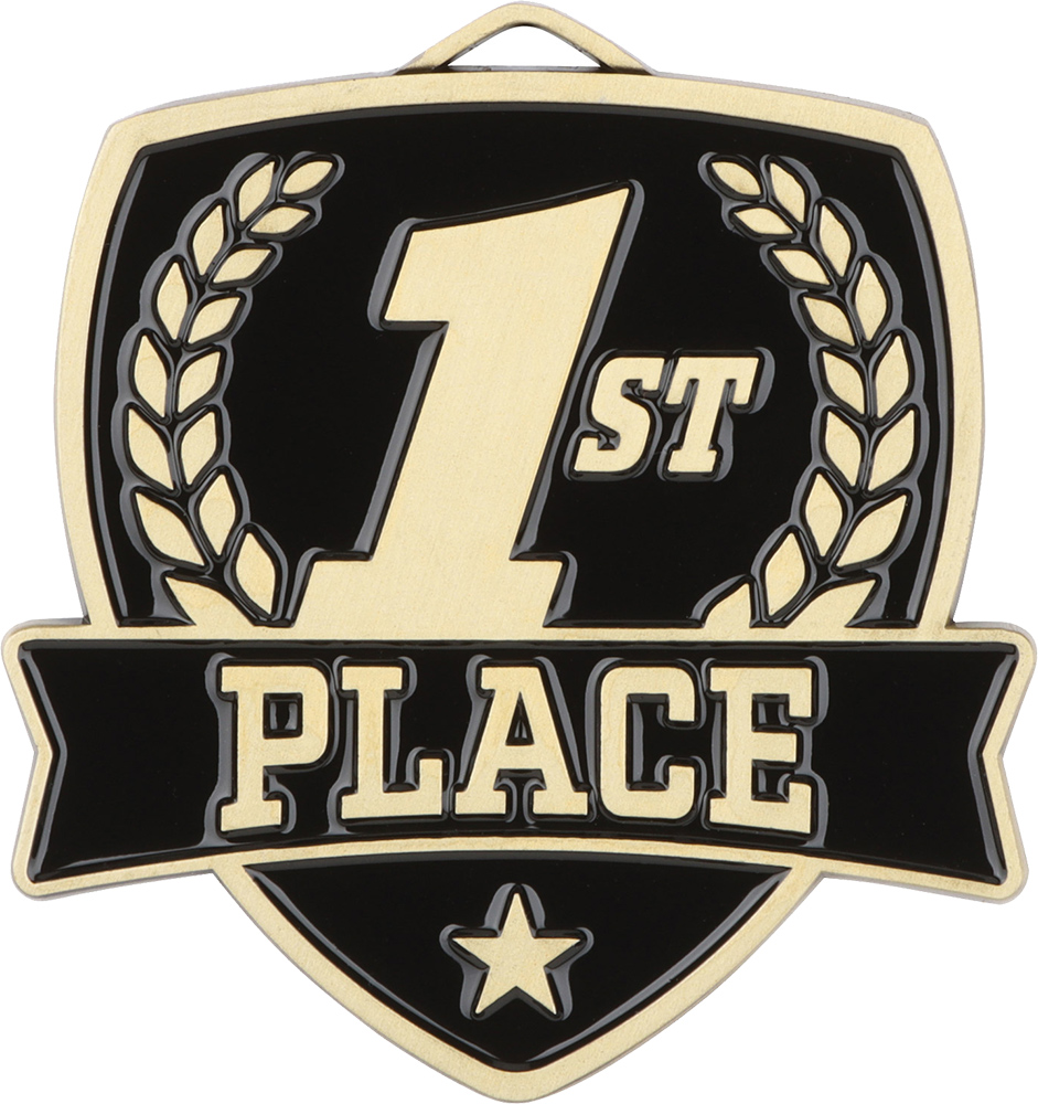 1st Place Banner Shield Medal
