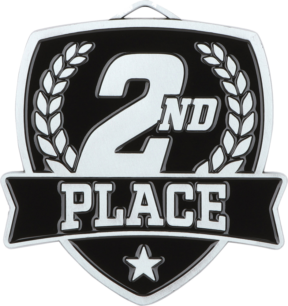 2nd Place Banner Shield Medal