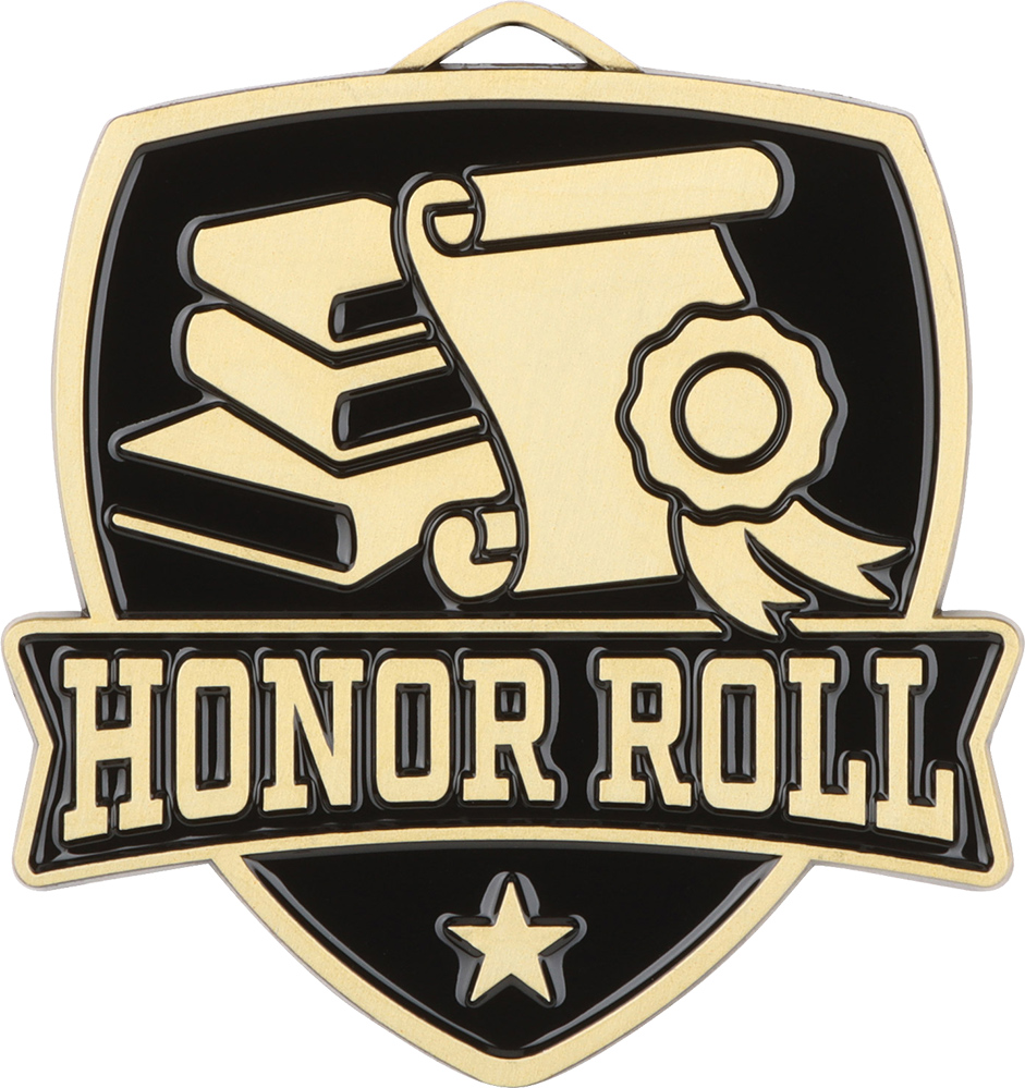 Honor Roll Banner Shield Medal