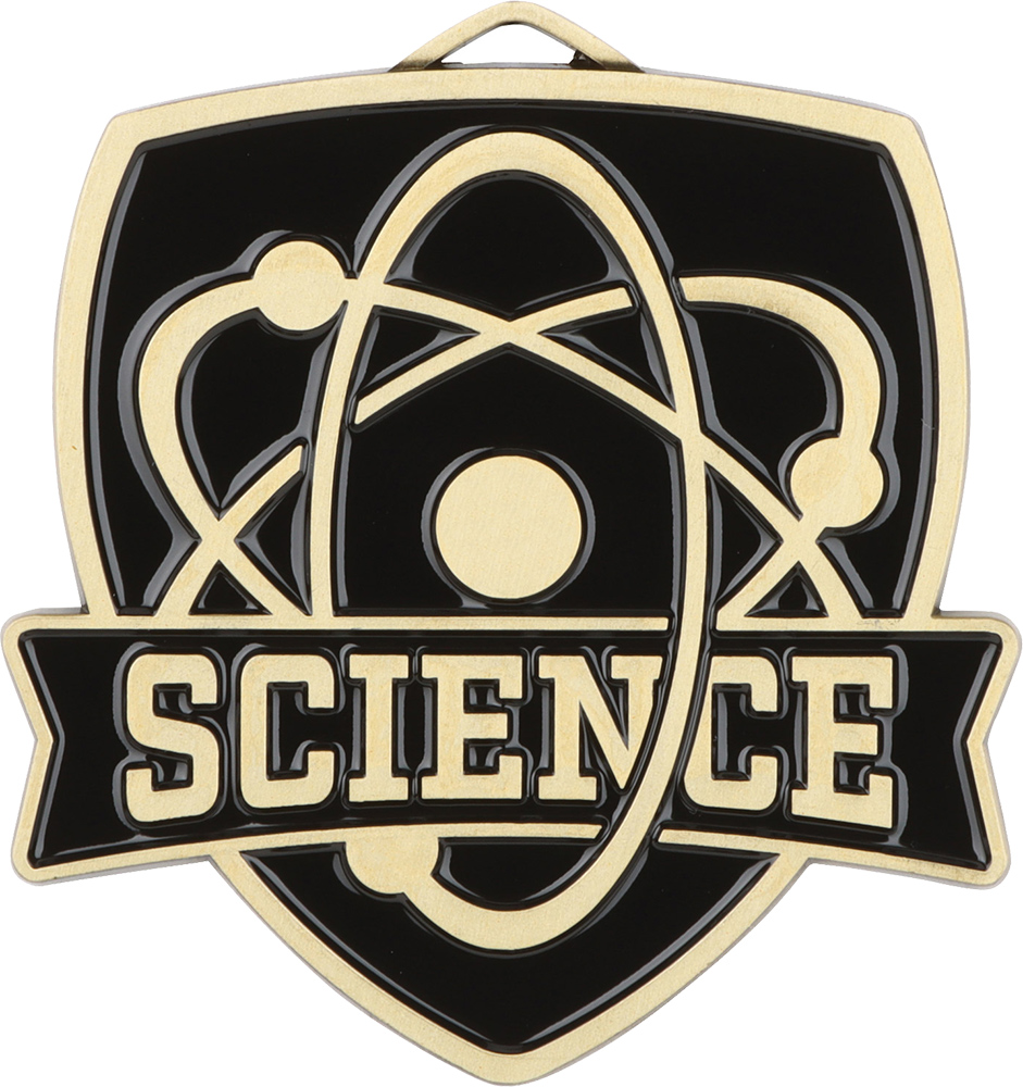 Science Banner Shield Medal