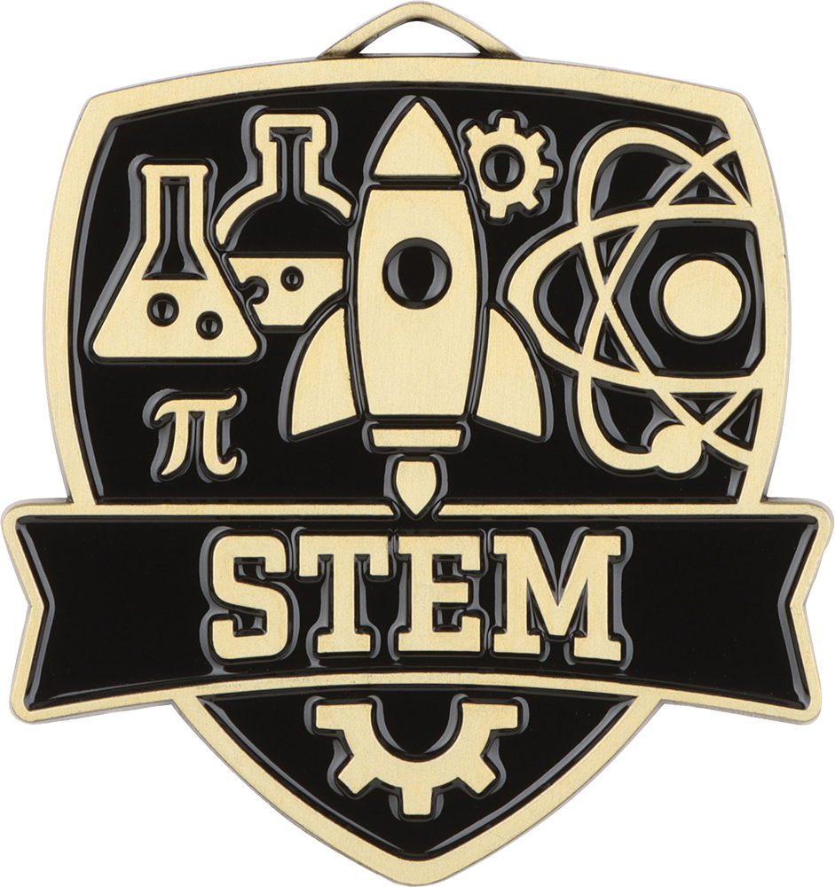 STEM Banner Shield Medal