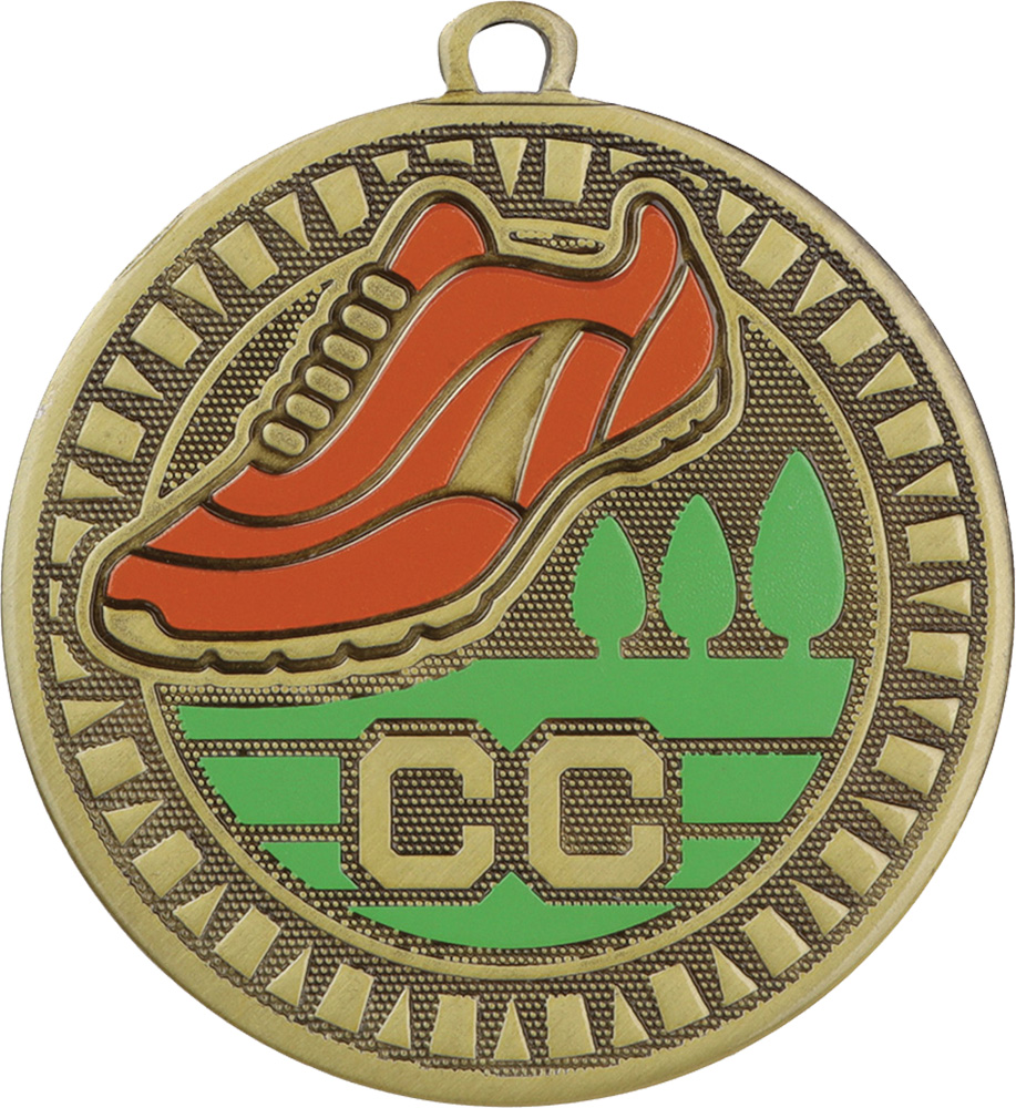 Cross Country Running Velocity Medal