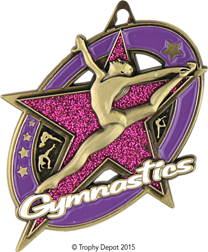 Gymnastics Saturn Glimmer Medal