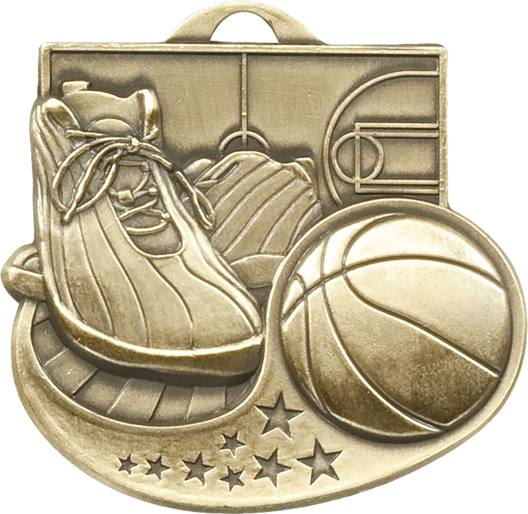 Basketball Star Blast Medal