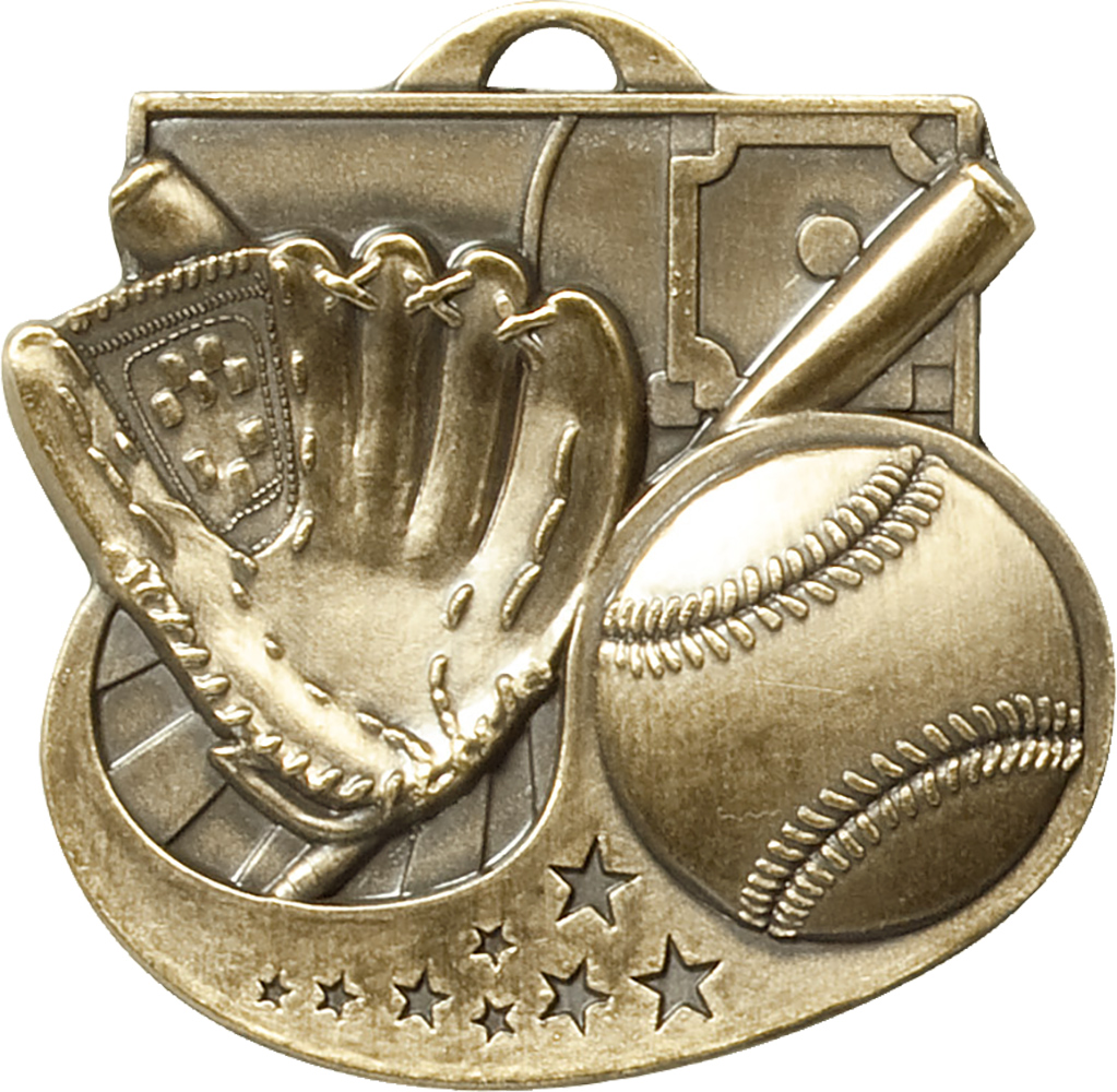 Baseball Star Blast Medal