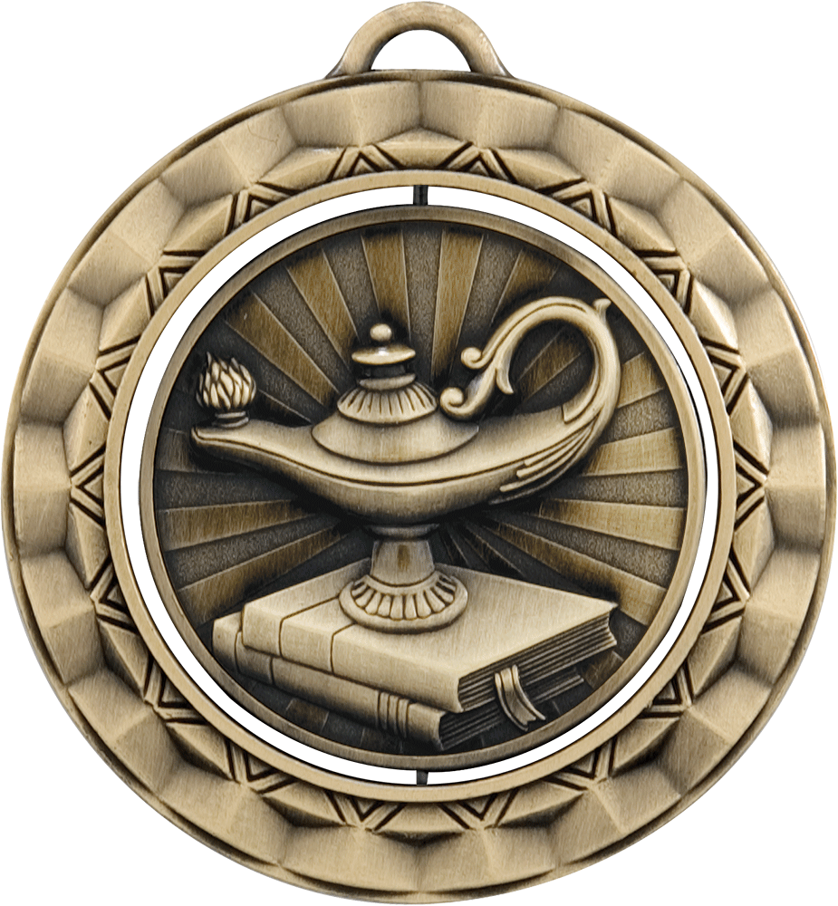 Knowledge Spinning Medal