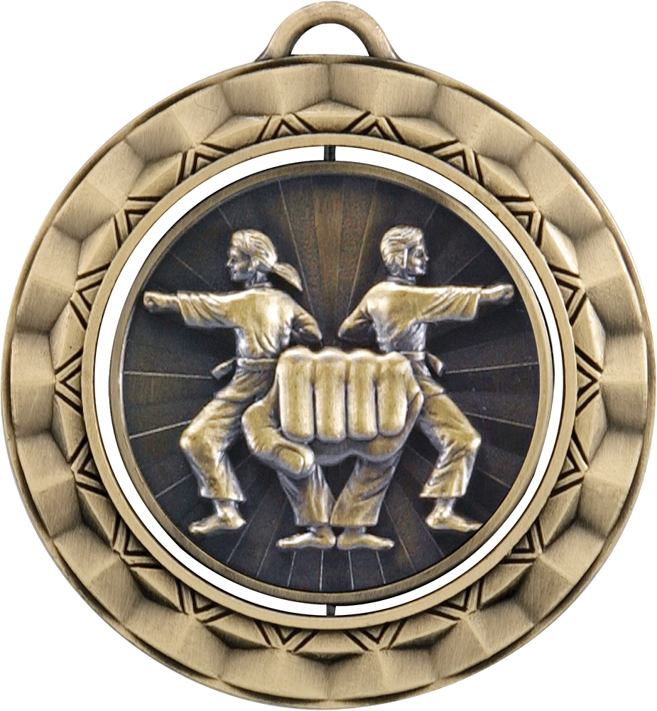 Martial Arts Spinning Medal