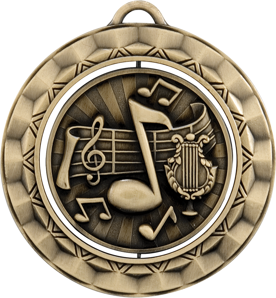 Music Spinning Medal