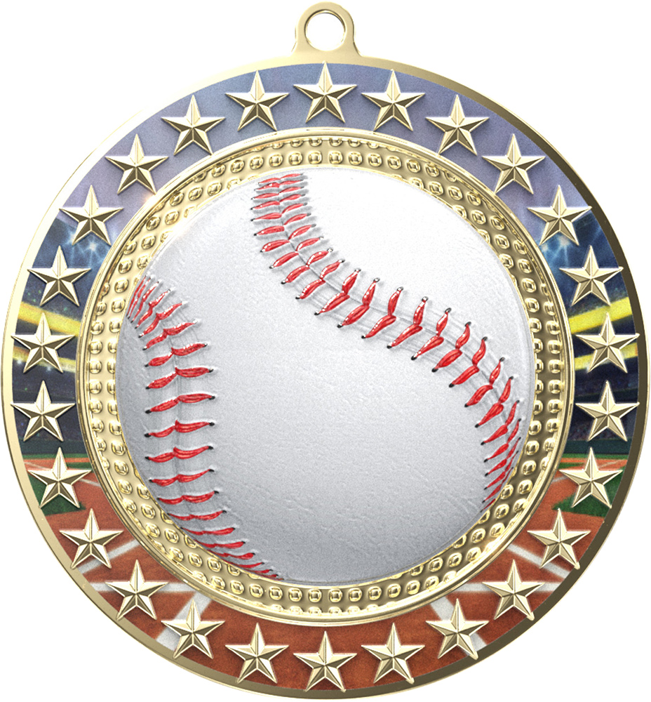 Baseball Radiant Star Medal