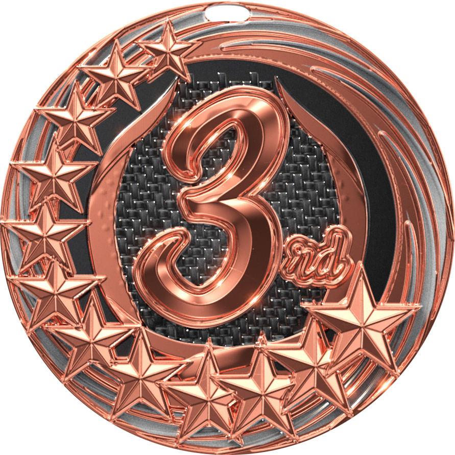 3rd Blasting Stars Medal - 2.25 inch