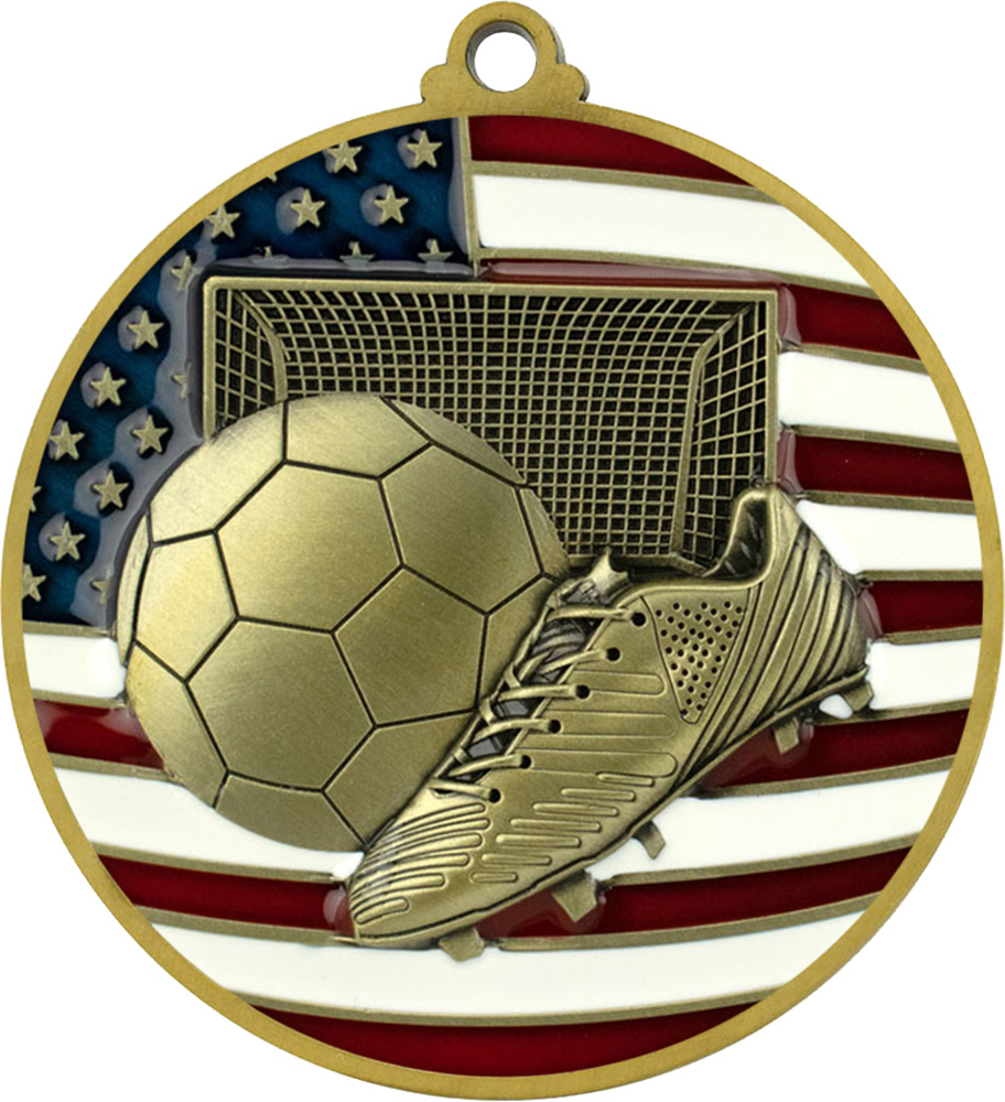 Soccer Patriotic Medal