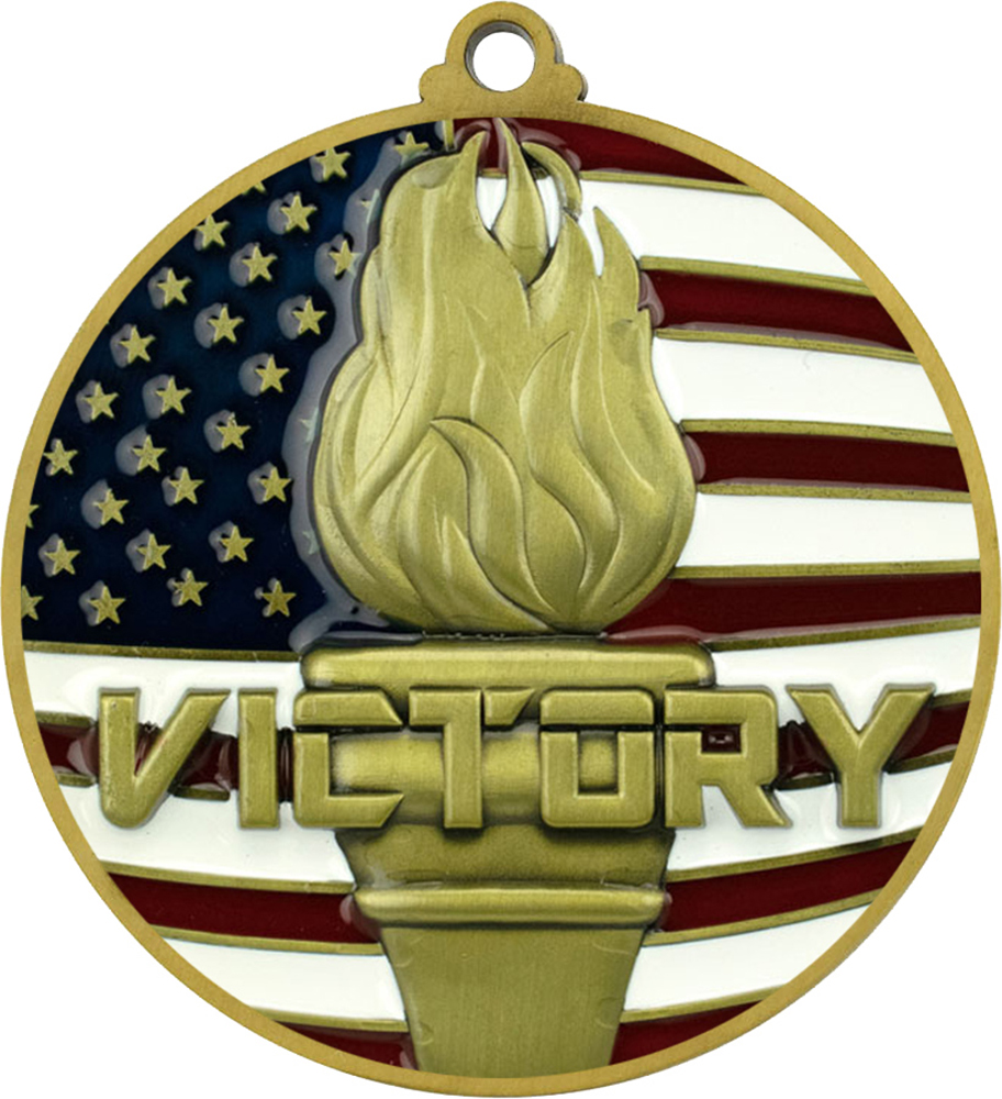Victory Torch Patriotic Medal