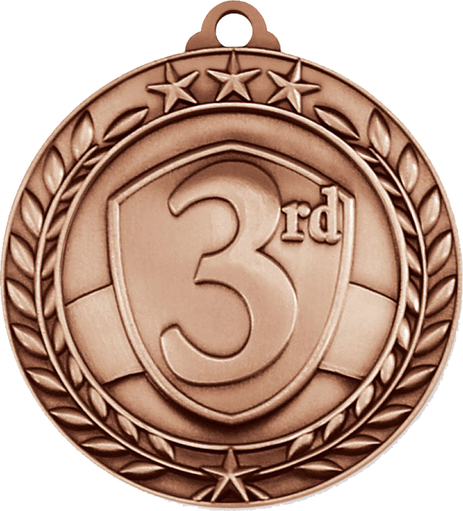 Third Place Dimensional Medal- Bronze