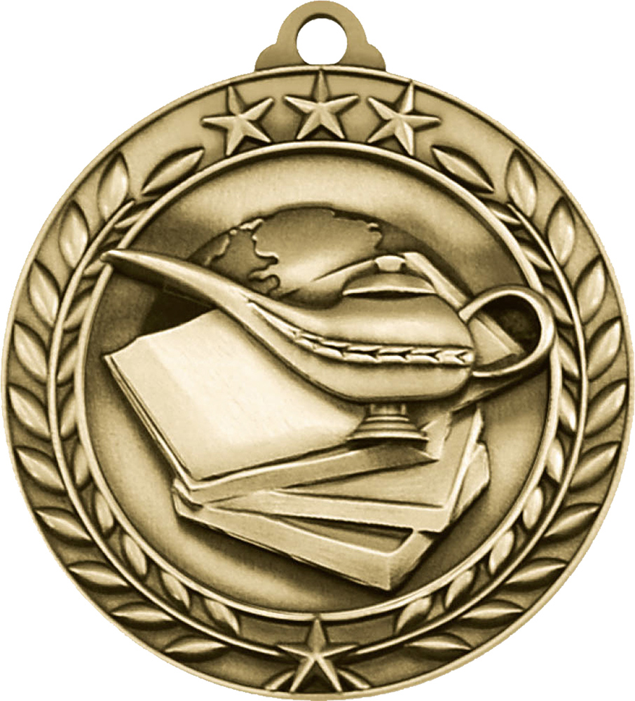 Knowledge 1.75 inch Dimensional Medal