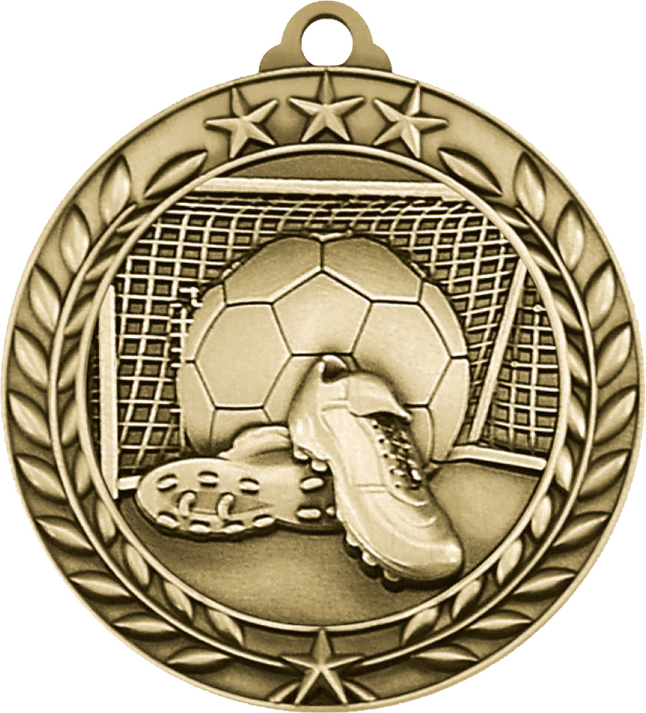 Soccer 1.75 inch Dimensional Medal