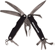 12 Function Multi-Tool with Pouch- Black