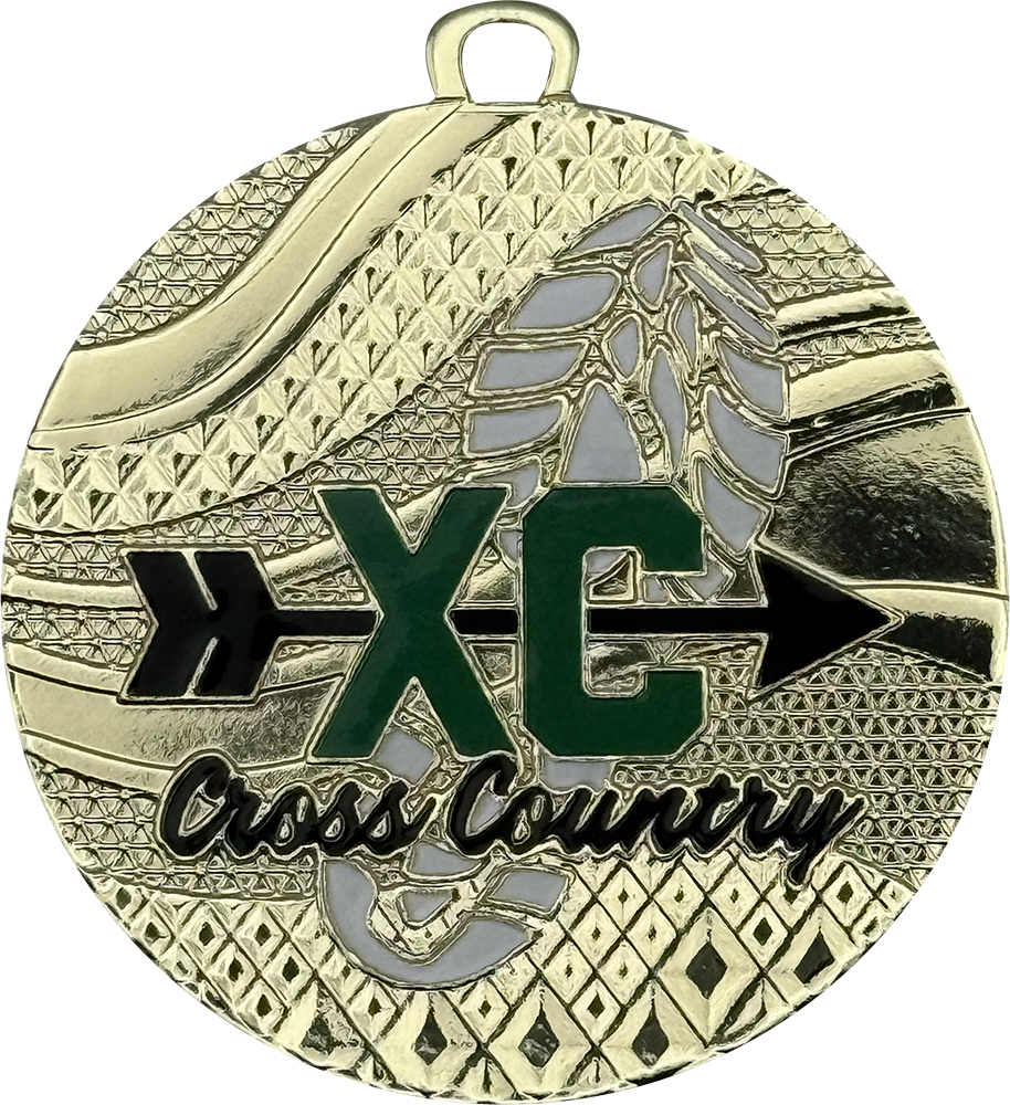 Cross Country Prime Diecast Medal