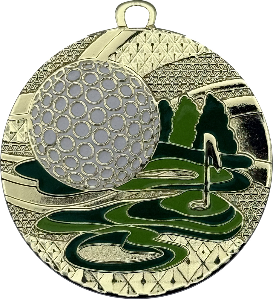 Golf Prime Diecast Medal