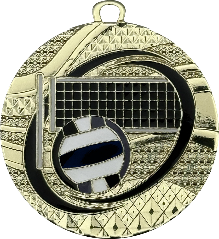 Volleyball Prime Diecast Medal