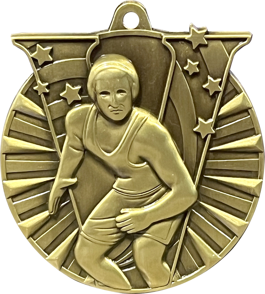 Wrestling Victory Medal