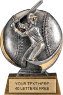 Baseball Round 3D Sport Resin Trophy