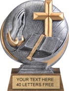 Religion Round 3D Sport Resin Trophy