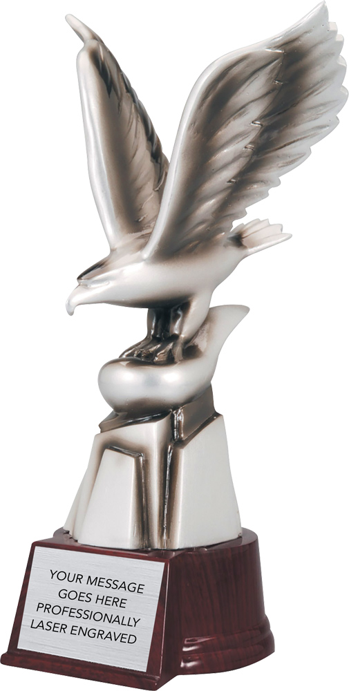 8.5 inch Mercury Eagle Resin Trophy