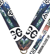 7/8 x 30 in. Cross Country Sublimated Neck Ribbon