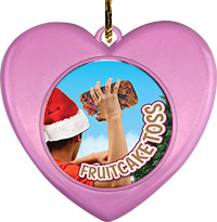 Pink Heart Insert Ornament