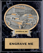 Classic Car Collage Sport Legend Oval Plaque