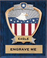 Eagle Sport Legend Shield Plaque