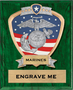 Marines Sport Legend Shield Plaque
