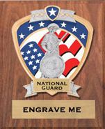 National Guard Sport Legend Shield Plaque