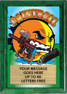 Paintball Full Color KRUNCH Plaque