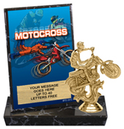 Motocross Billboard Plaque