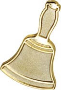 School Bell Award Pin