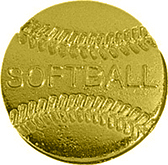 Softball Chenille Pin