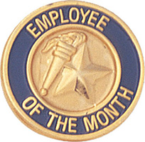 Employee of the Month Enameled Pin