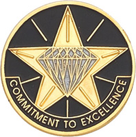 Commitment to Excellence Enameled Pin