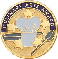 Culinary Arts Award Enameled Pin