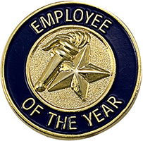 Employee of the Year Enameled Pin